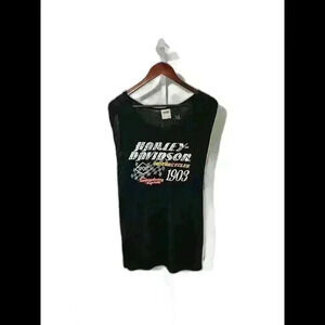 Harley-Davidson Vintage Sport Tank Top - Black, 1903 Edition